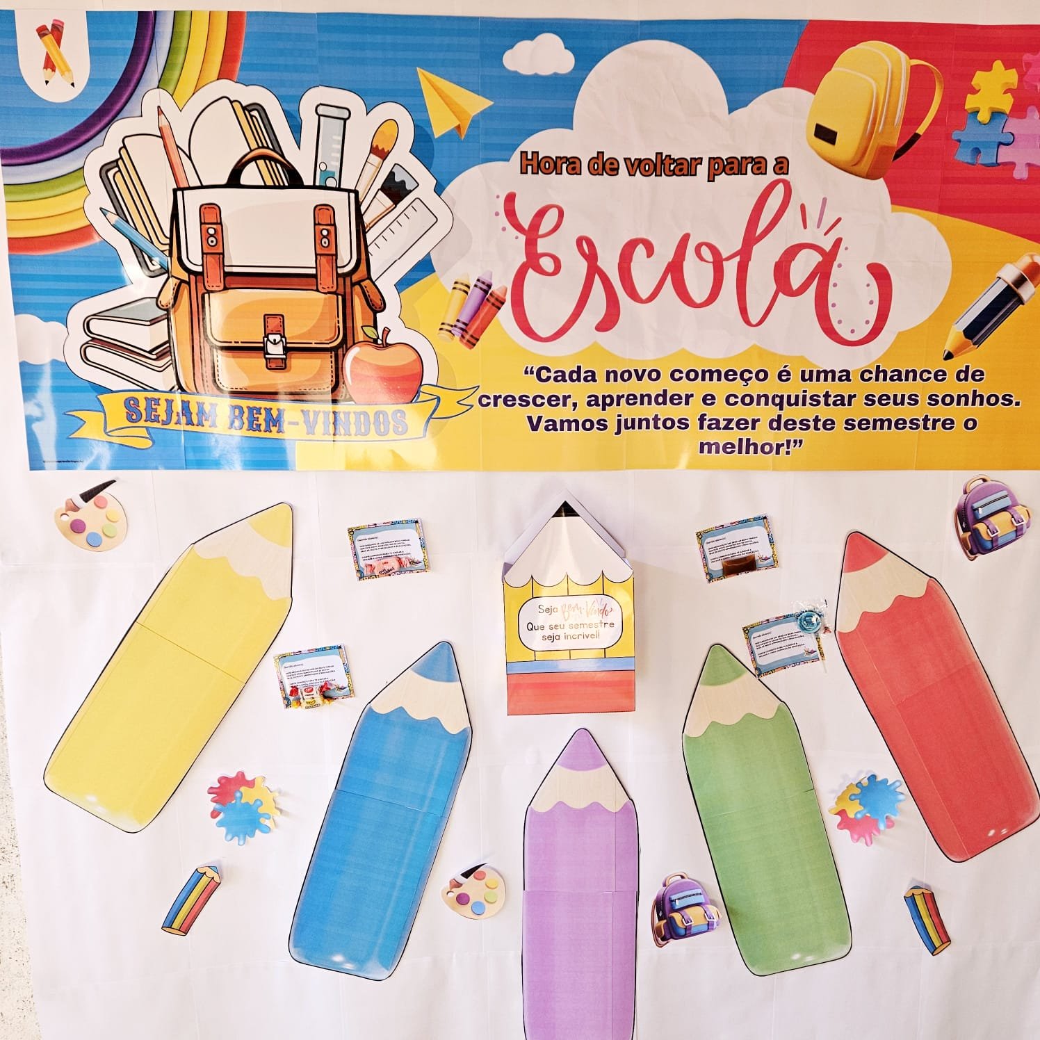 Banner Boas-vindas Escolar