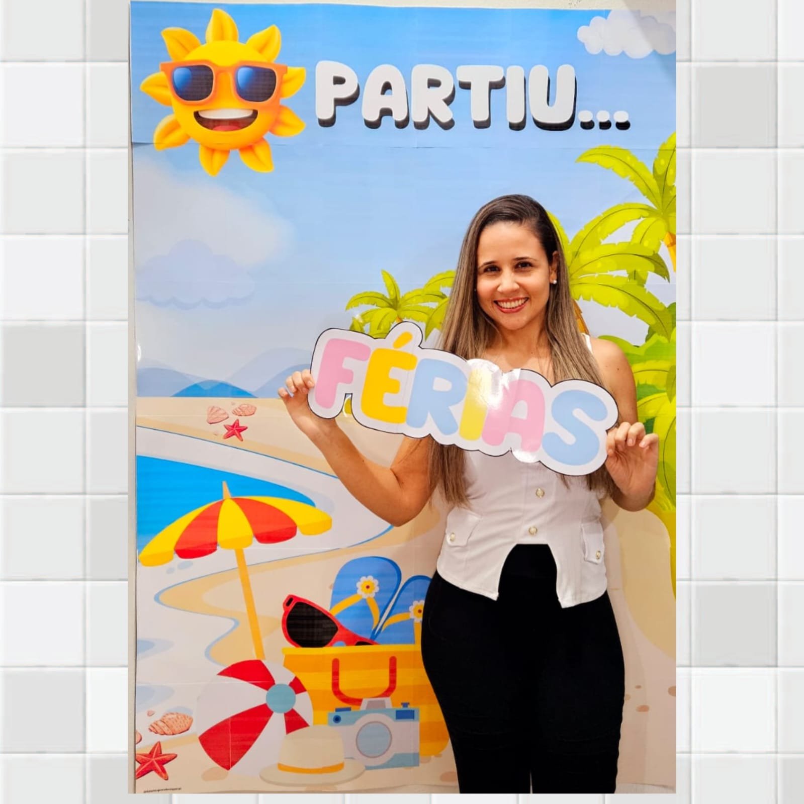 Tapete/Fundo Fotográfico "Partiu Férias" - Imagem 4