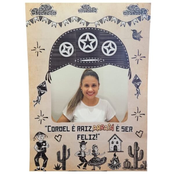 Moldura de Fotos  Cordel