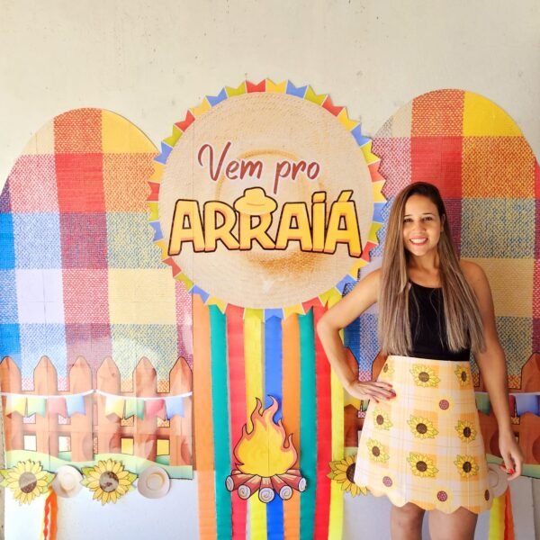 Painel Grande "Vem pro Arraiá”