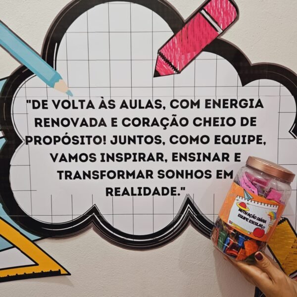 Painel Retorno e Motivação Diária para Equipe Escolar