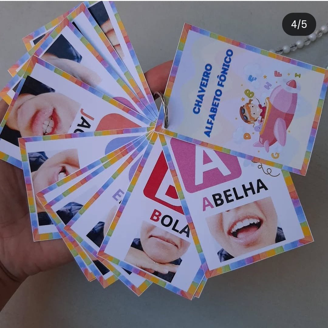 Chaveiro Alfabeto Fônico - Imagem 4