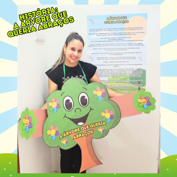 História “A Árvore que Queria Abraços”