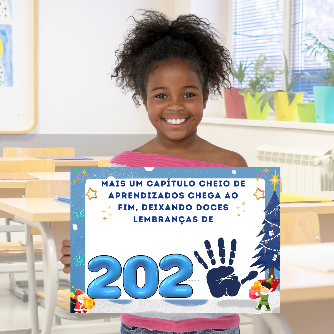 Plaquinha Carimbo das Mãos de Natal - Imagem 2