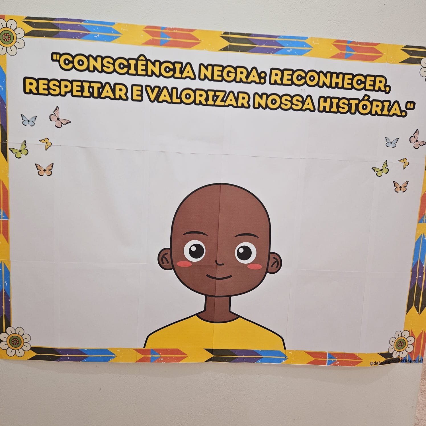 Painel Interativo Consciência Negra Carimbo das Mãos - Imagem 3