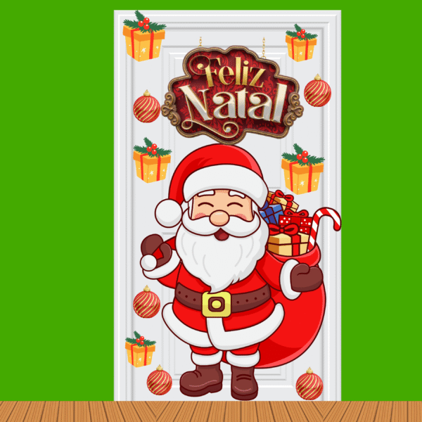 Enfeite Porta Presentes do Papai Noel