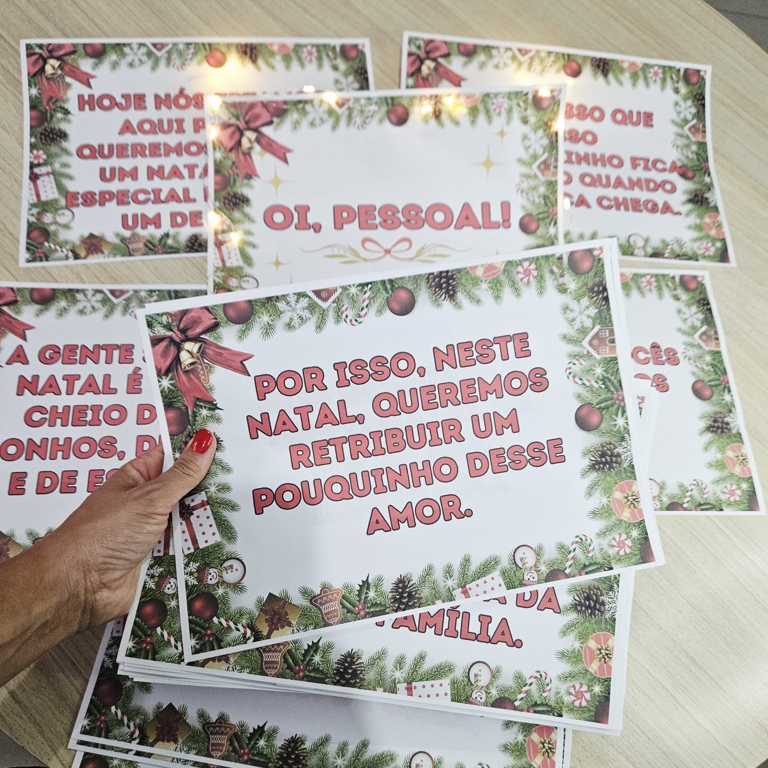 Plaquinhas Mensagem de Natal - Imagem 2