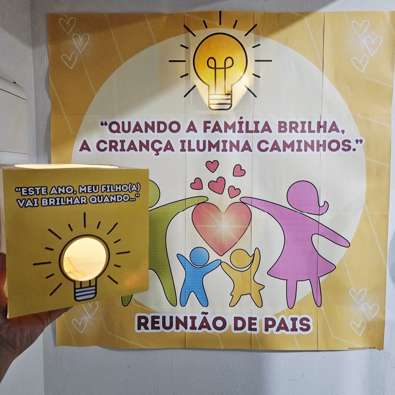 Dinâmica Reunião de Pais: “Quando a Família Brilha"