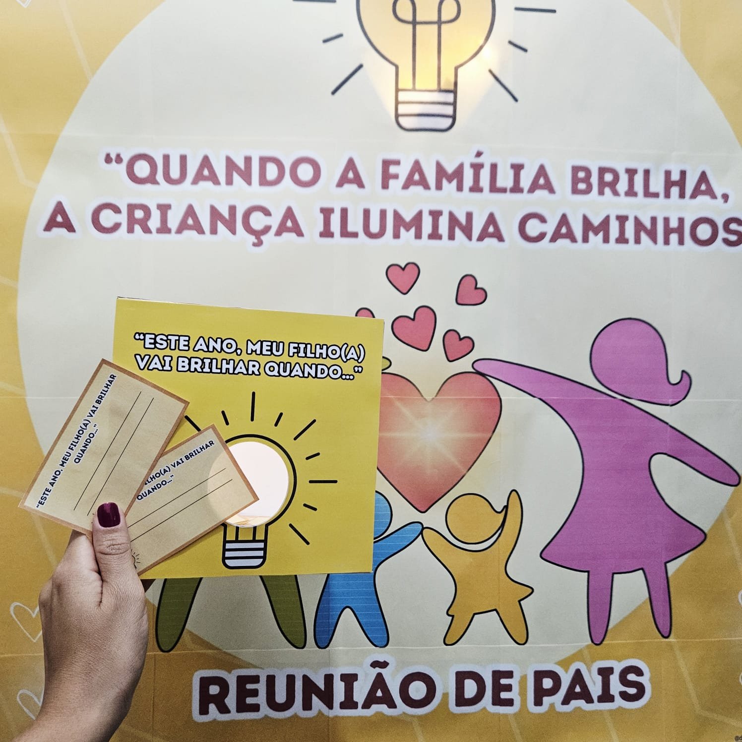 Dinâmica Reunião de Pais: “Quando a Família Brilha" - Imagem 2