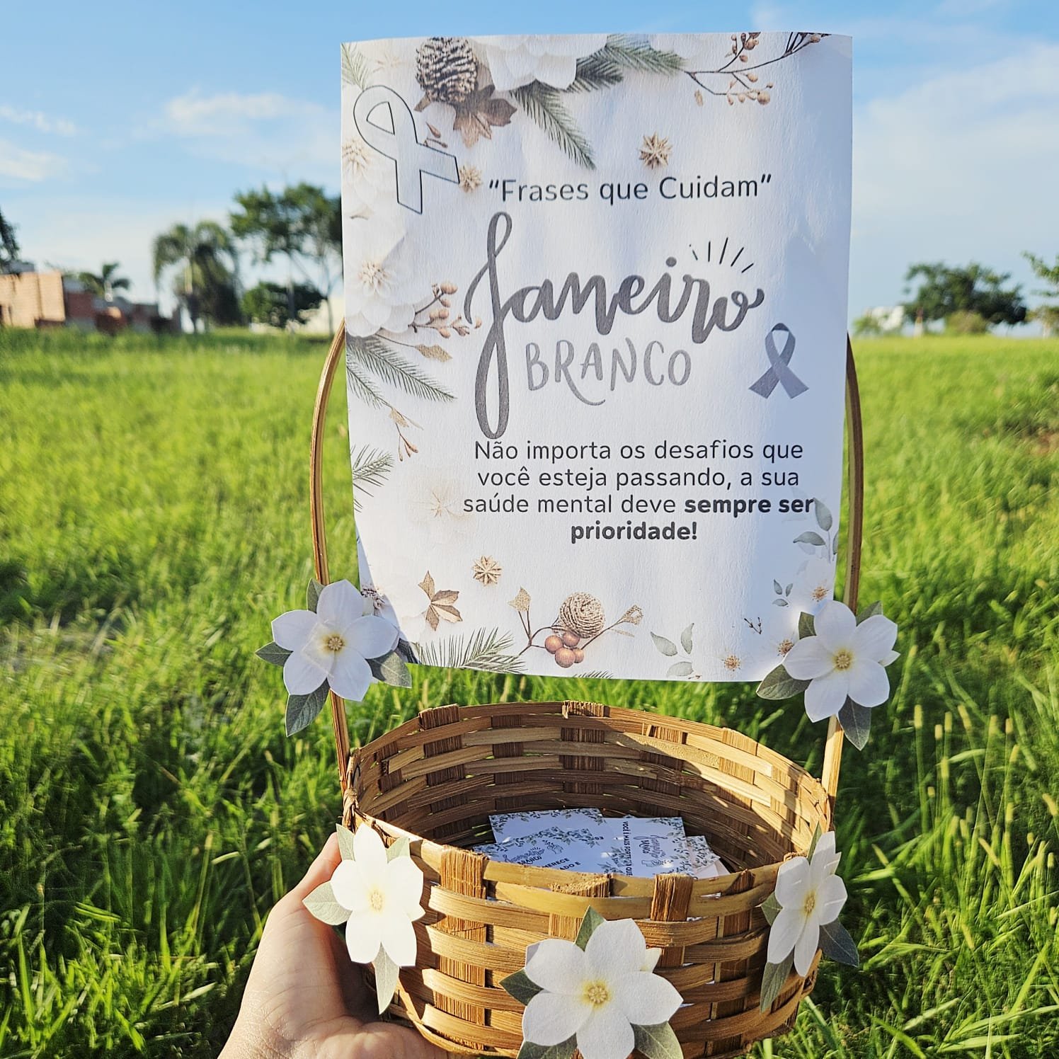 Janeiro Branco Cesta do Cuidado Emocional