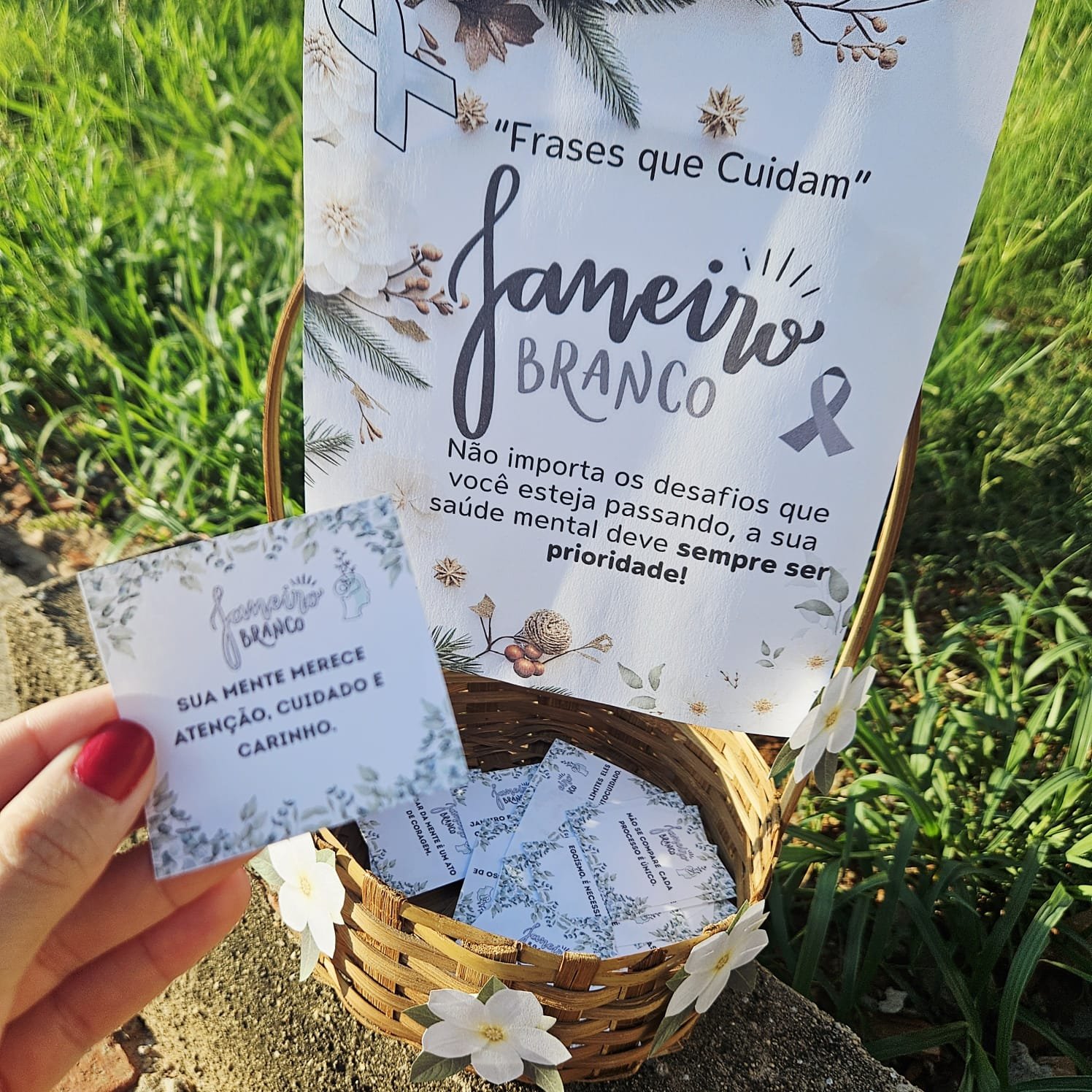 Janeiro Branco Cesta do Cuidado Emocional - Imagem 2