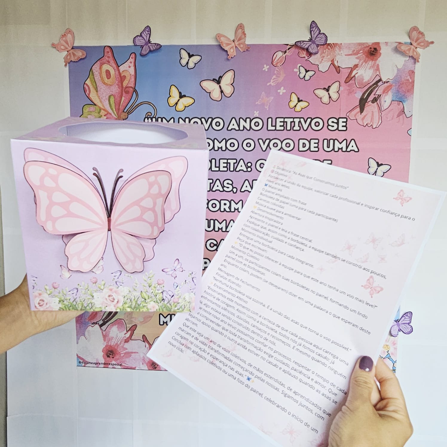 Borboletas Sejam Bem-Vindos Painel e Dinâmica - Imagem 4