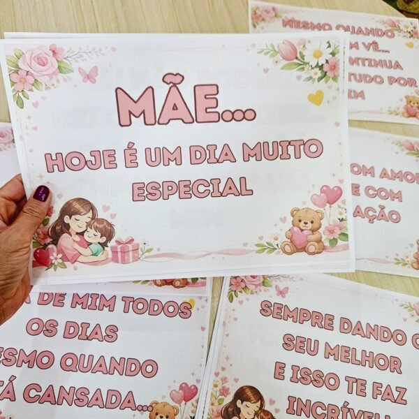 Plaquinhas Vídeo para Dia das Mães
