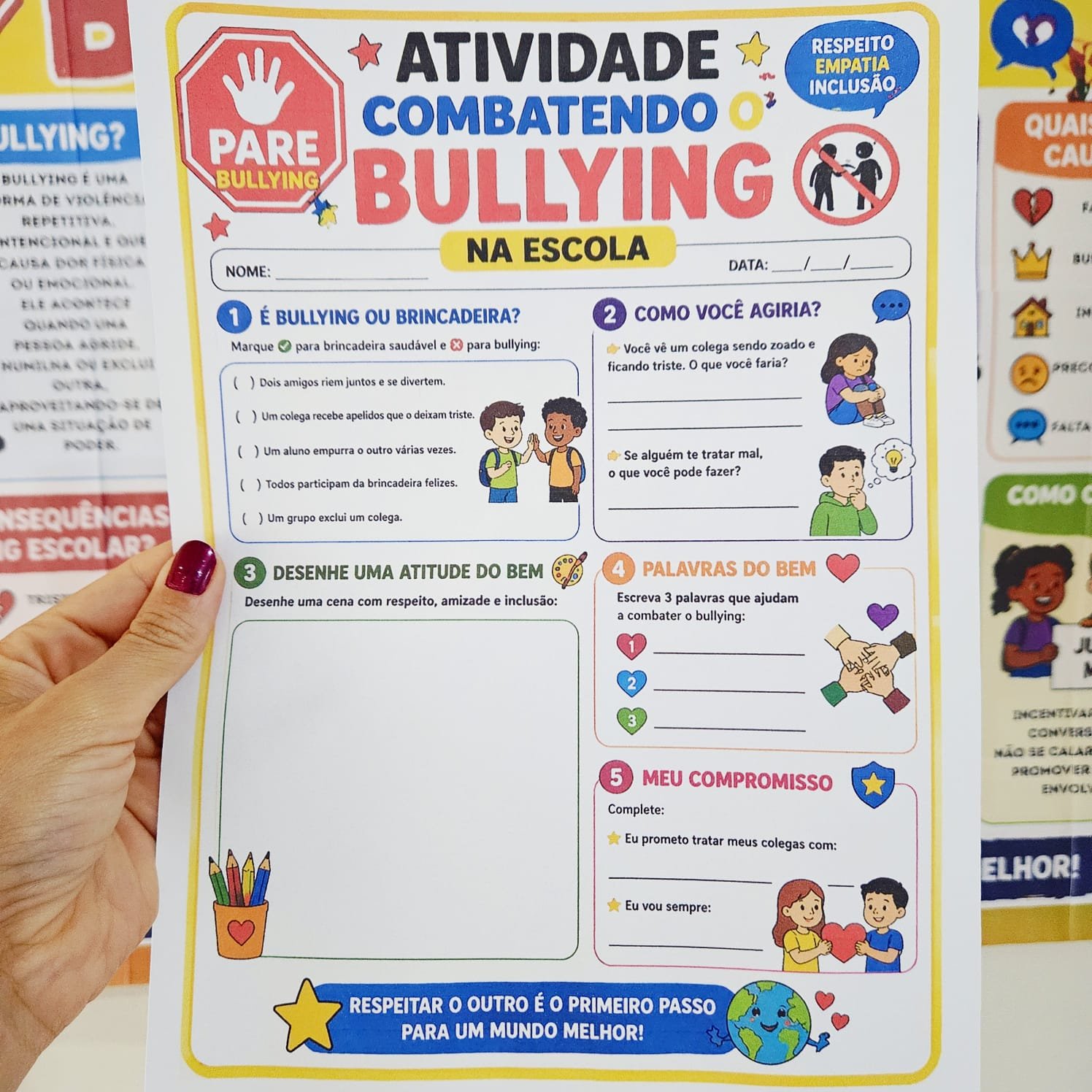 PAINEL EDUCATIVO O QUE É O BULLYING? - Imagem 3