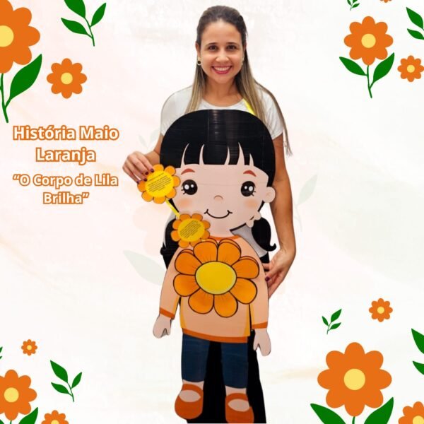 História Maio Laranja "O Corpo de Lila Brilha"