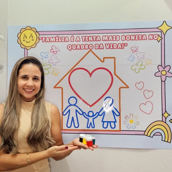 Painel para COLORIR Dia da Família