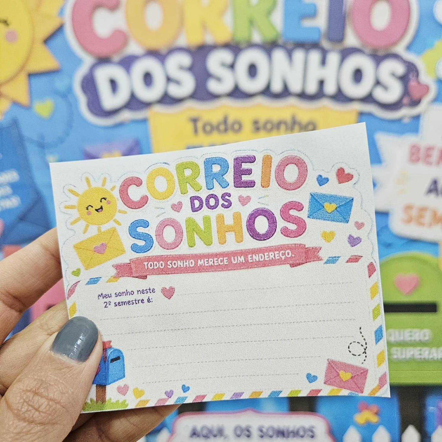 Painel Volta às aulas Correio dos Sonhos - Imagem 2