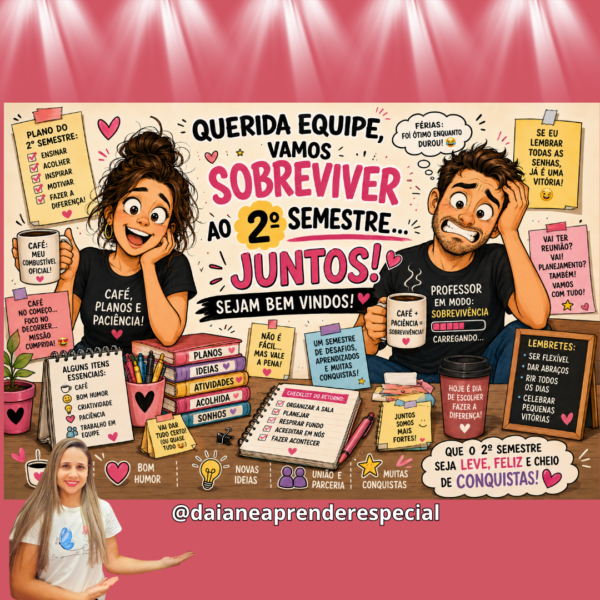 Painel : Querida equipe, vamos sobreviver ao 2º semestre... juntos!