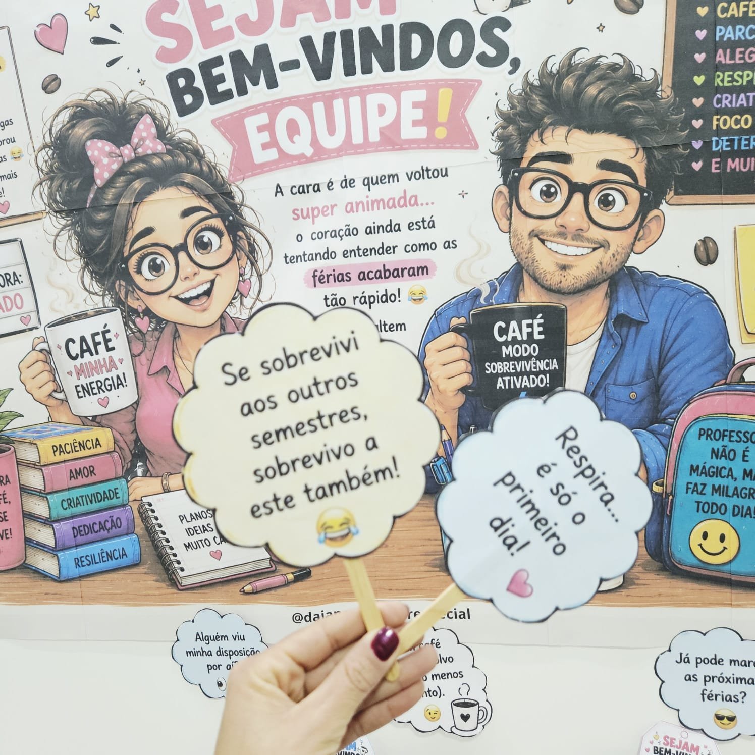 Painel Equipe Volta às Aulas com Bom Humor - Imagem 4