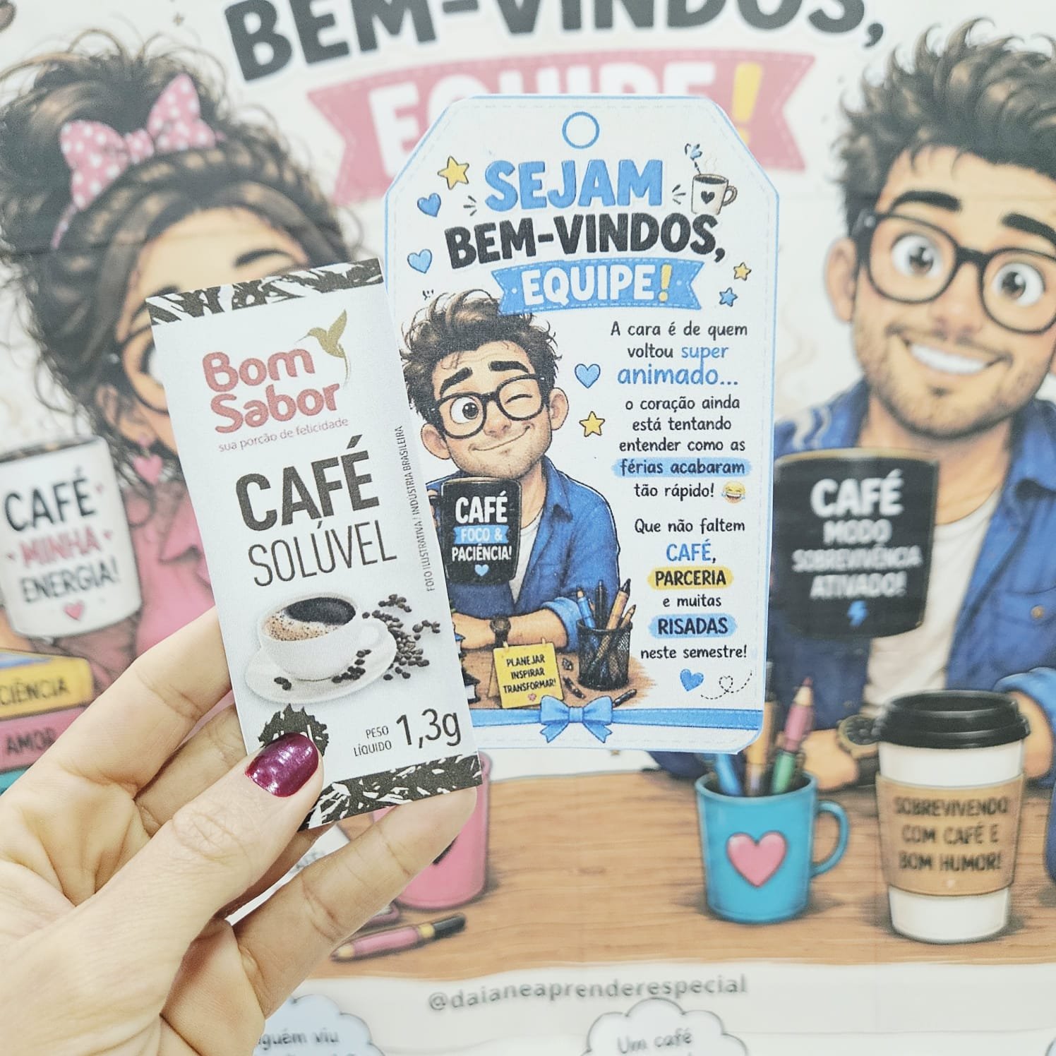 Painel Equipe Volta às Aulas com Bom Humor - Imagem 2