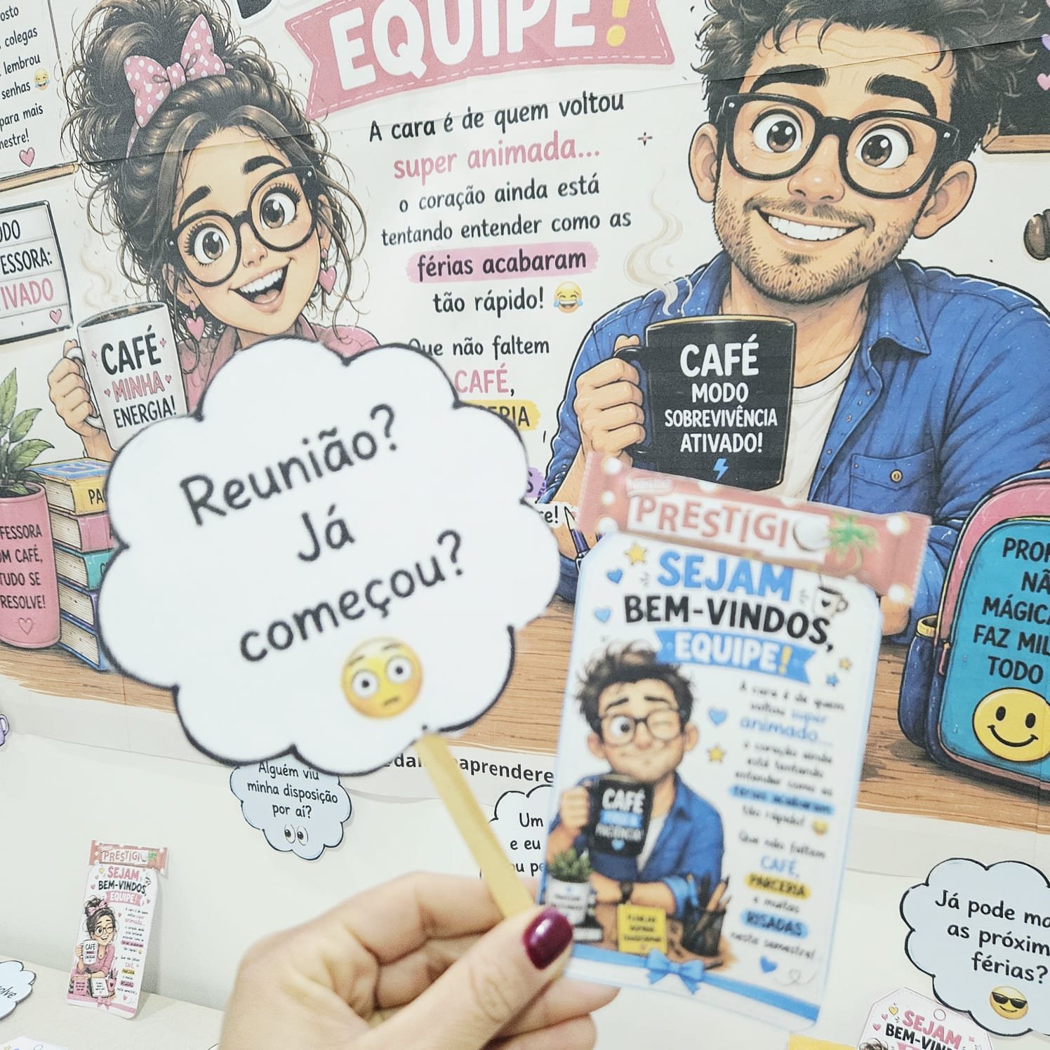 Painel Equipe Volta às Aulas com Bom Humor - Imagem 6