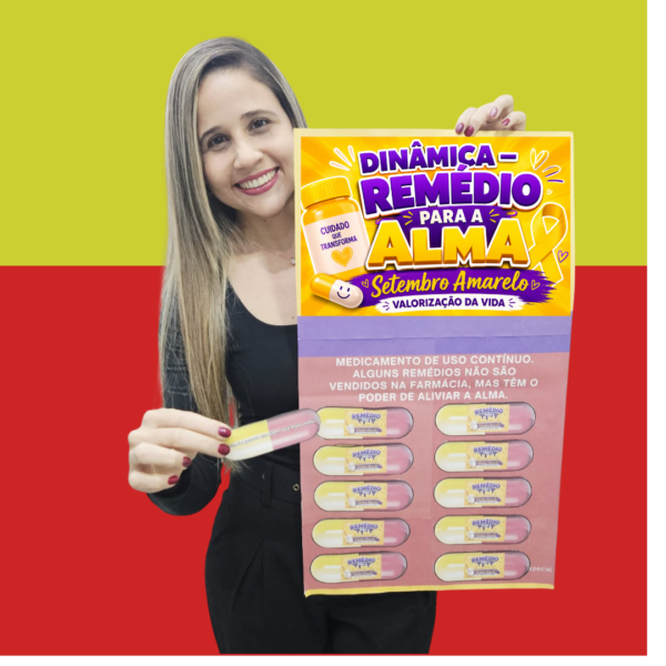Dinâmica Remédio para a Alma Setembro Amarelo